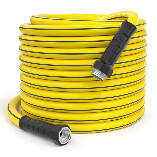 GREENER 100FT HYBRID GARDEN HOSE DIA. 5/8’’ INNER RV GARDEN HOSE - YELLOW - Like New