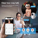 BondFree Baby Monitor Camera and Audio 2K Smart Baby Monitor with App - WHITE Like New