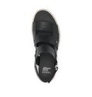 2113281010 SOREL ONA AVE SLINGBACK FLAT SANDALS WOMEN SIZE 6 BLACK - Like New