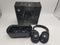 VIBEADIO E9 Wireless Headphones for TV 2.4GHz Transmitter Dock Bluetooth - Black Like New