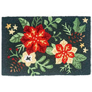 Jellybean Boho Christmas Flowers Holiday Acc Rug 20"x30" B0874D51V1 - Multicolor - Brand New