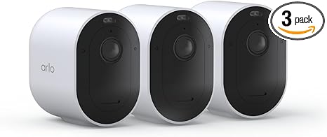 Arlo Pro 5S 2K XL Spotlight Camera Wireless Camera 3 Pack VMS4362P - White New