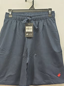 PACIFIC POLO CLUB ELASTIC WAISTBAND MEN'S SHORTS - SIZE: MEN M - NAVY - Brand New