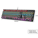 MAGEGEE MK-STORM (PUNK) RETRO TYPEWRITER STYLE, BLUE SWITCH, LED KB - BLACK - Like New