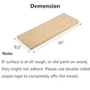 Carpet Stair Treads – Bullnose Carpet Self-Adhesive – 2 Pack, Tuscany - Brand New