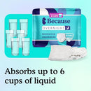 Because Overnight Absorbency Pull Ups Adult Disposable Incontinence Underwear - Brand New