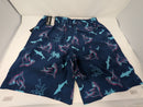 HURLEY MEN'S SHARK WAVE VOLLEY SWIM SHORTS - SIZE: MEN XL - MULTI - Brand New