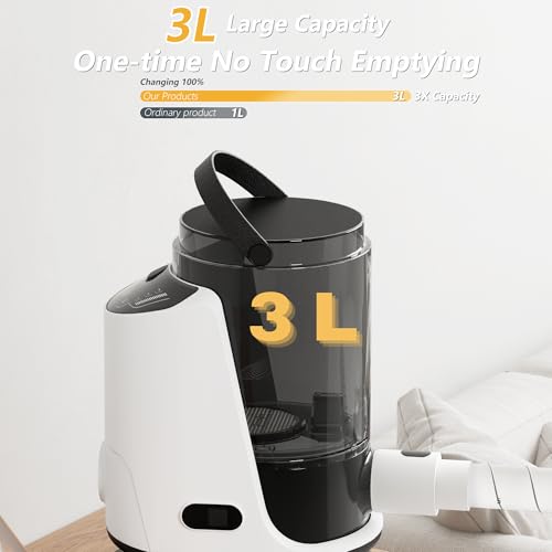 FOTING 8 in 1 Dog Grooming Vacuum & Dryer Kit Pet Grooming Dogs, Black/White - Like New