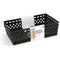 OFFICEMATE OIC ACHIEVA LARGE SUPPLY BASKET, PACK OF 2, RECYCLED - BLACK - Like New