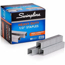 SWINGLINE STAPLES, HEAVY DUTY FOR DESKTOP STAPLERS, 1/2" LENGTH 5000/BOX (79392) - Like New
