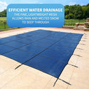 Blue Wave 20-ft x 40-ft Rectangular In Ground Pool Safety Cover - Blue - Like New