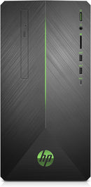 HP PAVILION 690-0020 DESKTOP AMD RYZEN 5 2400G 8GB 1TB HDD RADEON RX 580 - BLACK - Like New