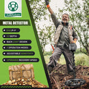 PalliPartners Professional Metal Detector with LCD Display - GREEN/BLACK - Like New