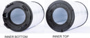 Guardian Filtration Pool Filters, Inner and Outer Set - WHITE - Like New