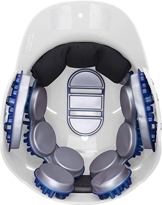 XR1 BASEBALL BATTING HELMET, MATTE WHITE COLOR FOR JUNIOR - Like New
