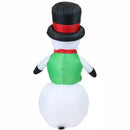 SUNNYDAZE 6.8 FT. HOLLY JOLLY SNOWMAN OUTDOOR INFLATABLE DECORATION - SNOWMAN - Like New