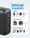 ANKER USB C CHARGER ANKER 40W 2-PORT PIQ 3.0 POWERPORT III DUO - BLACK - Like New