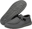 Hey Dude Wally Stretch Casual Shoes - SIZE 9 - STEEL - Like New