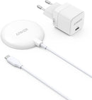ANKER POWERWAVE MAGNETIC PAD LITE WIRELESS CHARGER 150CM CABLE - WHITE - Like New