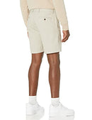 AMAZON ESSENTIALS MEN'S SLIM Fit 7" Chino Short Stone SIZE 34 - Brand New