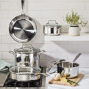 Cuisinart 87P-9 Home Gourmet Stainless Steel 9 Pieces Set - Silver - Like New