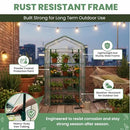 50-176 PURE GARDEN 3 TIER MINI GREENHOUSE 27.5X19X50-INCH BLACK - Like New