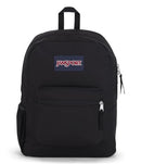 JANSPORT CROSS TOWN BACKPACK 17" X 12.5" X 6" - 1 MAIN UTILITY POCKET - BLACK - Brand New