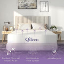 NAPQUEEN 8" Full Size Mattress in a Box BK/BG - Like New