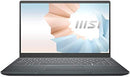 MSI MODERN 14" FHD i3-1115G4 8 512 SSD MX450 MODERN-14-B11SBU Carbon Grey Like New
