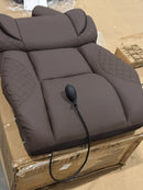 OFFICE DESK CHAIR BIG TALL EXECUTIVE OFFICE COMPUTER CHAIR - COFFEE BROWN - Like New