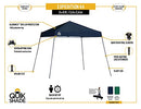Quik Shade Expedition 10 x 10-Foot Instant Canopy Slant Leg Tent 64SqFt - Green - Brand New