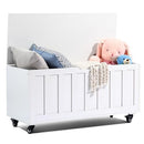 HYZ Storage Chest, 39.4'' Wooden Storage Chest, Easy Assembly - White - Like New