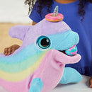 furReal Wavy The Narwhal Interactive Animatronic Plush Toy - B08SQH2397 - Brand New