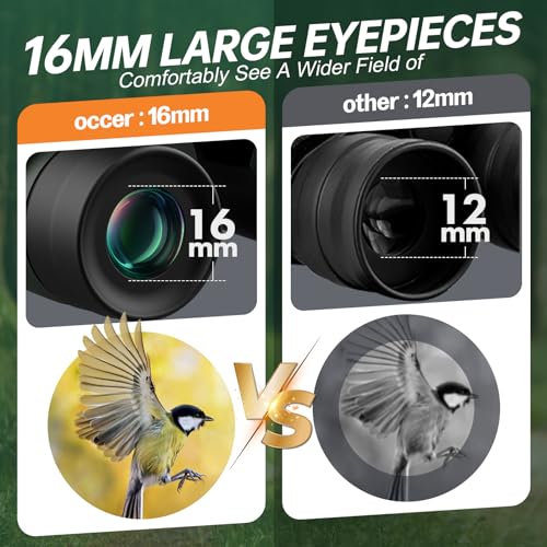 OCCER 15x30 Compact Binoculars Coastal Gear Adult Binoculars Compact Powerful - Like New