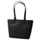 MICHAEL KORS JET SET VEGAN LEATHER DOUBLE POCKET TOTE - BLACK/SILVER - Like New