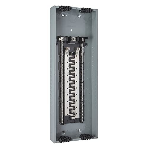 SCHNEIDER ELECTRIC HOM3060M200PQCVP HOMELINE 200 AMP 30-SPACE 60-CIRCUIT - GREY - Like New