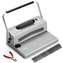 OFFNOVA Spiral Coil Binding Machine, Manual Book Round Hole Punch Book Binder - Brand New