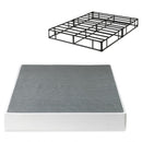 ZINUS 9 INCH METAL SMART BOX SPRING QUICK ASSEMBLY MATTRESS FOUNDATION - GRAY - Like New