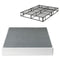 ZINUS 9 INCH METAL SMART BOX SPRING QUICK ASSEMBLY MATTRESS FOUNDATION - GRAY - Like New