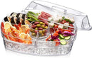 PRODYNE ON ICE PARTY PLATTER 3 PIECE SET RETAIL SLEEVE PACKAGING - CLEAR - Brand New