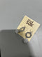 THE SAK SILVER AND BLACK DROP HEXAGON EARRINGS - Brand New