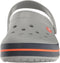 CROCS UNISEX ADULT CROCBAND CLOG - SIZE: MEN 6 WOMEN 8 - LIGHT GRAY/NAVY - Like New
