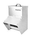 Baffle Feeder 11.5lbs Galvanized Chicken Feeder - Poultry - Scratch & Dent