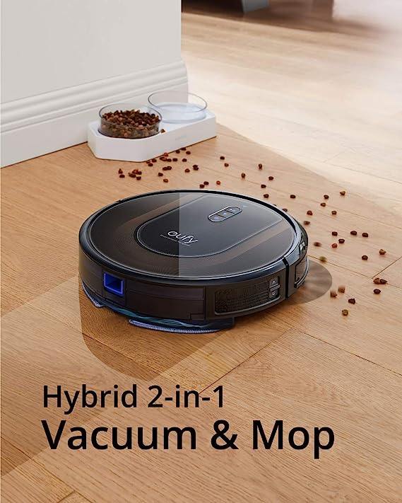 Eufy by Anker RoboVac G30 Hybrid 2-in-1 Robot Vacuum Wi-Fi T2253111 - BLACK - Like New