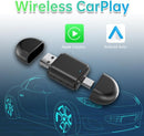 WININMETA 2 IN 1 WIRELESS CARPLAY ADAPTER FOR 2016+ CARS - BLACK - Like New