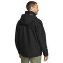 Eddie Bauer Men's Rainfoil Packable Waterproof Jacket Black X-Large - Brand New