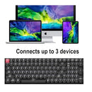 KEYCHRON K4 QMK WIRELESS CUSTOM MECHANICAL KEYBOARD 96% BLUETOOTH V3 RED SWITCH - Like New