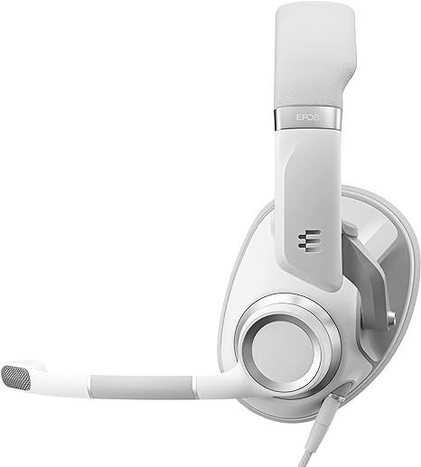 EPOS Gaming H6Pro Closed Acoustic Gaming Headset Mic Over-Ear SCWH21 - WHITE Like New