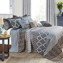 Decorate Your Bedroom Style Home Soft Things 9pc King Bedspread Set Sage/Teal - Brand New
