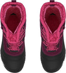 KIDS ALPENGLOW V WINTER BOOTS THE NORTH FACE - YOUTH 11 - BOYSENBERRY/TNF BLACK - Like New